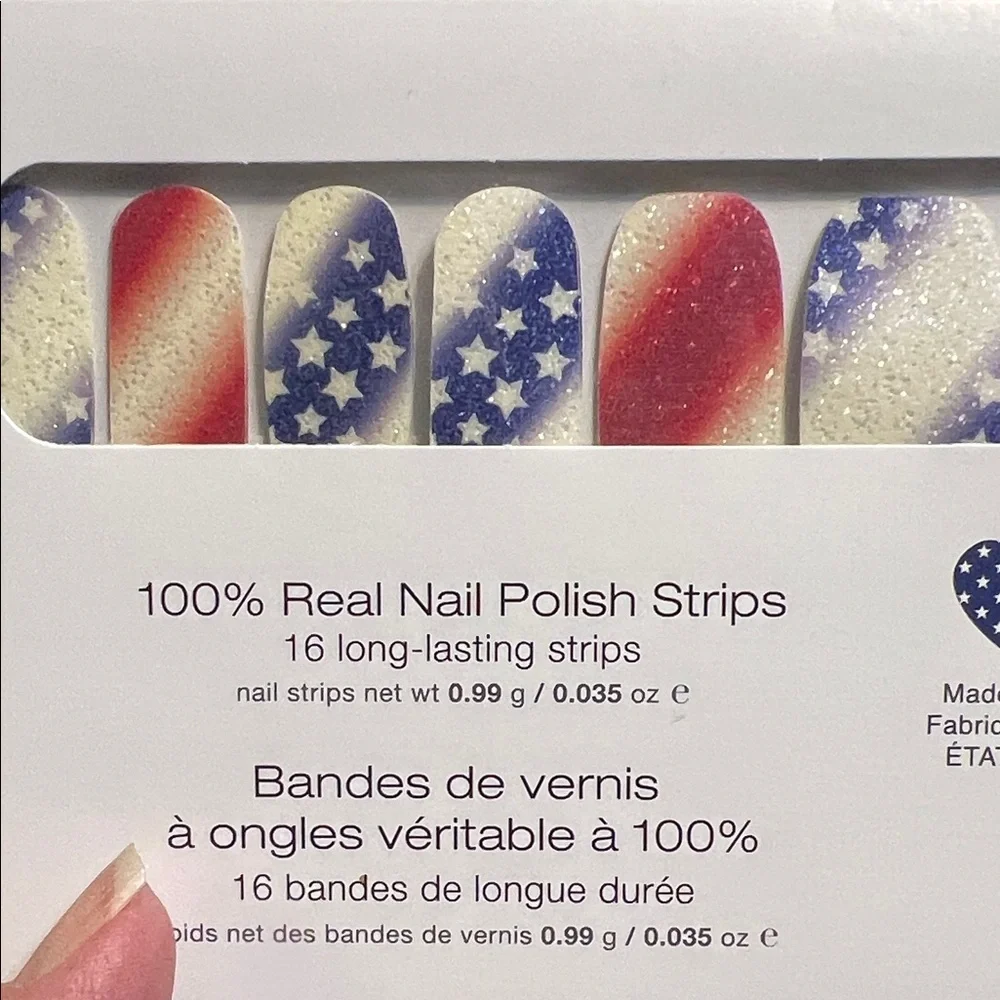 Color Street Stars and Stripes Nail Strips - Red, White, Blue- American Spirit - Picture 5 of 5